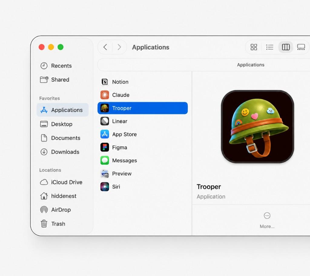 Open the Pink Photos app from your Applications folder